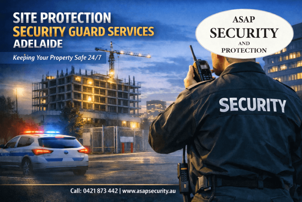 Site Protection Security Guard Services Adelaide | ASAP Security