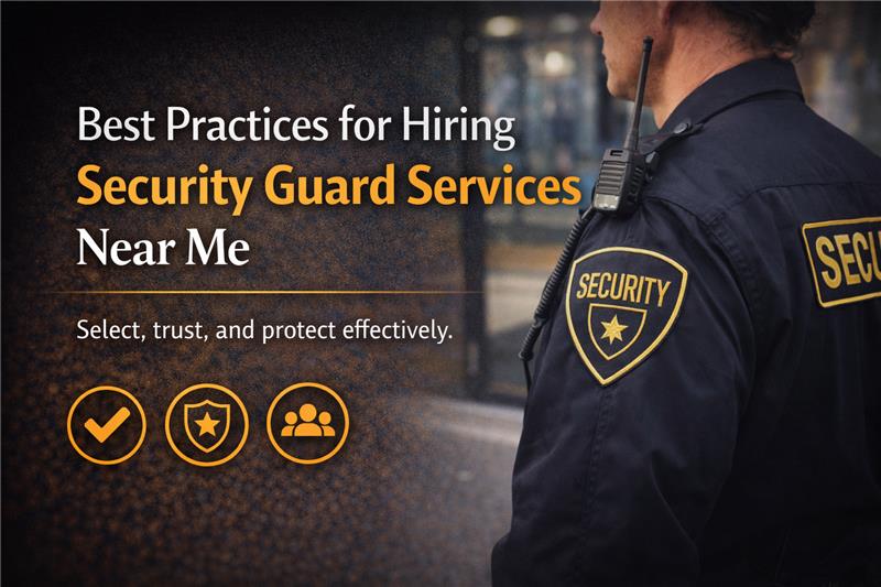 Best Practices for Hiring Security Guard Services Near Me